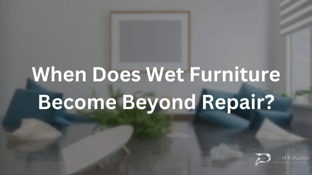 When Does Wet Furniture Become Beyond Repair?
