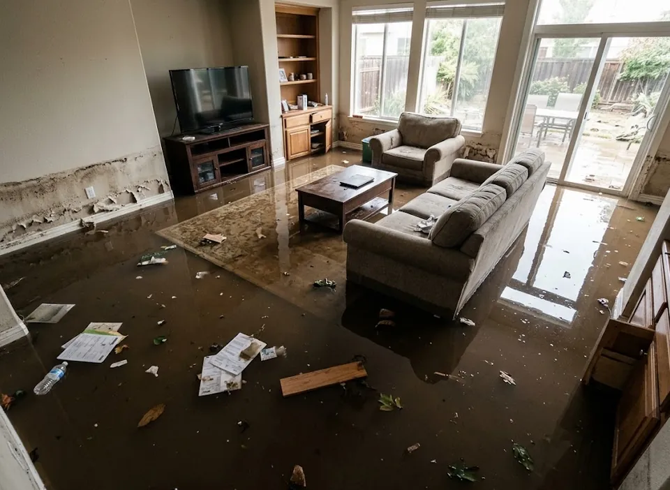 flood damage cleanup