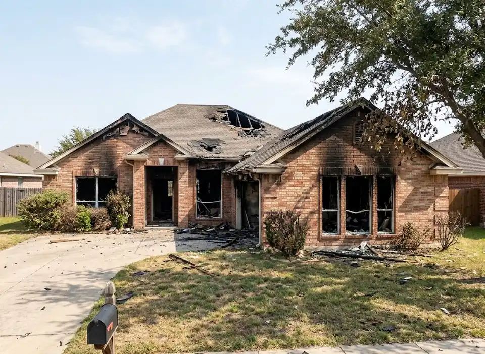 house fire damage