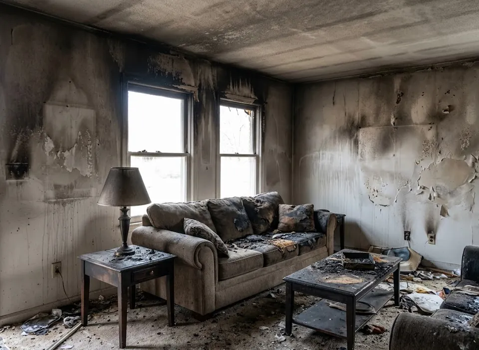 smoke soot damage