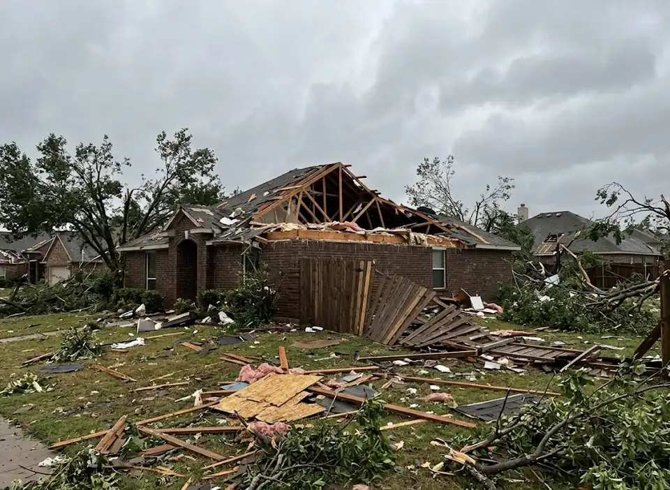 tornado damage
