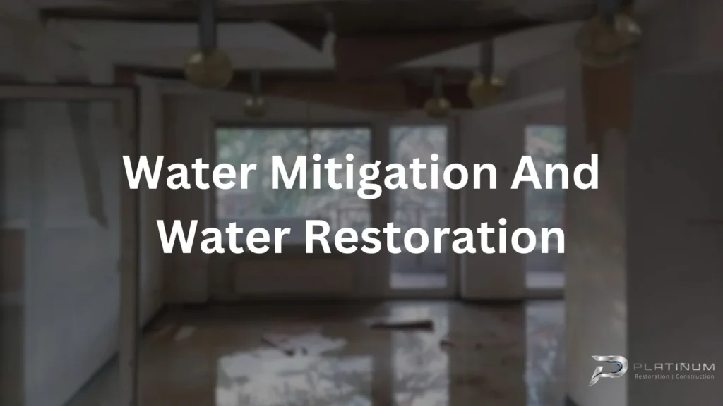 water mitigation and restoration